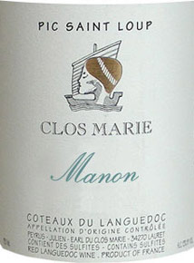 Languedoc Clos Marie Manon