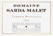 Côtes du Roussillon Sarda-Malet Terroir de Mailloles Jérôme Malet