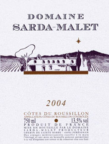 Côtes du Roussillon Sarda-Malet Le Sarda Jérôme Malet