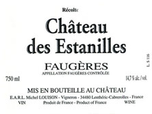 Faugères Estanilles Grande cuvée Michel Louison