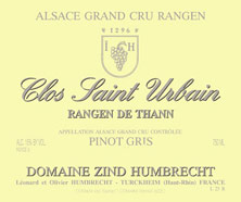 Pinot Gris Sélection de Grains Nobles Rangen de Thann Clos Saint-Urbain