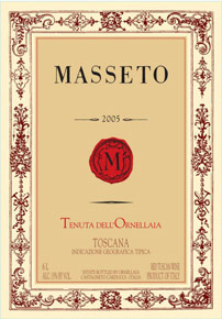 IGT Toscane Tenuta Dell'Ornellaia Masseto