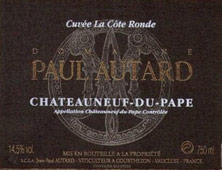 Châteauneuf-du-Pape Paul Autard La Côte Ronde Jean-Paul