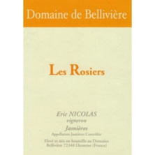 Jasnières Domaine de Bellivière Les Rosiers Christine et Eric Nicolas