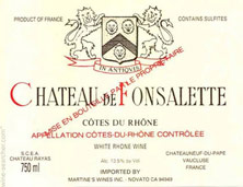Côtes du Rhône Château de Fonsalette SCEA Château Rayas