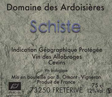 IGP Vin des Allobroges - Cevins  Schiste