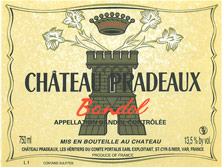 Bandol Château Pradeaux