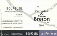 Bourgueil Les Perrières Catherine et Pierre Breton