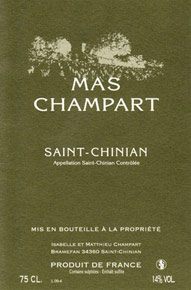 Saint-Chinian Mas Champart