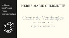 Beaujolais Coeur de Vendanges Vignes Centenaires Domaine du Vissoux - P-M. Chermette