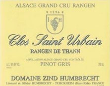 Pinot Gris Rangen de Thann Clos Saint-Urbain Zind-Humbrecht (Domaine)