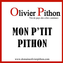 IGP Côtes Catalanes Olivier Pithon Mon P'tit Pithon Olivier Pithon