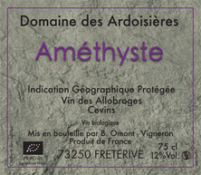 IGP Vin des Allobroges - Cevins  Améthyste