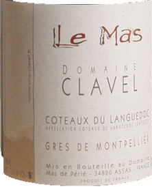 Coteaux du Languedoc Pierre Clavel  Le Mas Pierre Clavel