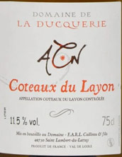 Coteaux du Layon La Ducquerie (Domaine de)
