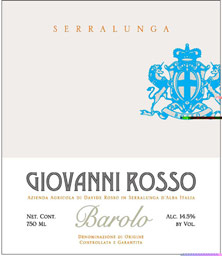 Barolo Giovanni Rosso Serralunga