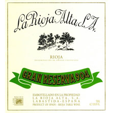 Rioja DOCa  Gran Reserva 904
