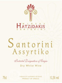Santorini Hatzidakis Assyrtiko