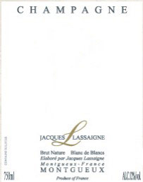Jacques Lassaigne Brut Nature Blanc de Blancs
