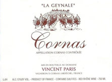 Cornas La Geynale Vincent Paris