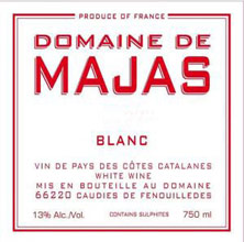 IGP Côtes Catalanes de Majas (Domaine) Chardonnay
