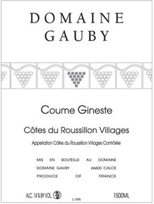 Côtes du Roussillon Villages   Coume Gineste
