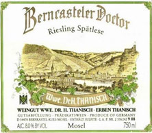 Riesling Dr. H. Thanisch Bernkasteler Doctor Spätlese