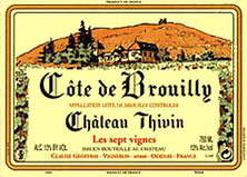 Côte de Brouilly  Les 7 Vignes
