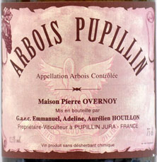 Arbois Pupillin  Poulsard (cire rouge)
