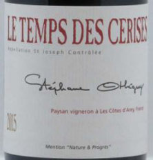 Saint-Joseph Le Temps des Cerises Stéphane Othéguy