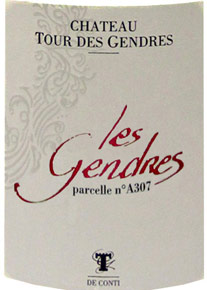 Côtes de Bergerac Château des Tour des Gendres Parcellaire Les Gendres Famille de Conti