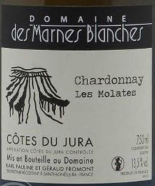 Côtes du Jura  Les Molates Chardonnay