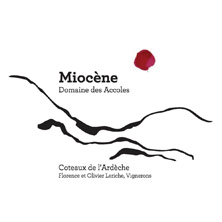 IGP Ardèche Domaine des Accoles  Miocène Florence et Olivier Leriche