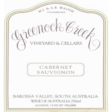 Barossa Valley Greenock Creek Roennfeldt Road Cabernet Sauvignon 2002