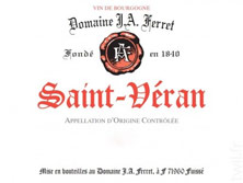 Prix Saint-Véran J.A. Ferret  par millésime