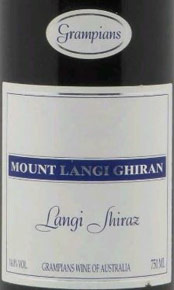 Grampians Mount Langi Ghiran Langi Shiraz