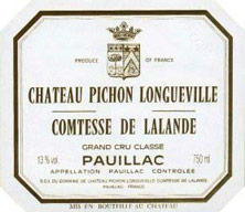 Pichon Longueville Comtesse de Lalande
