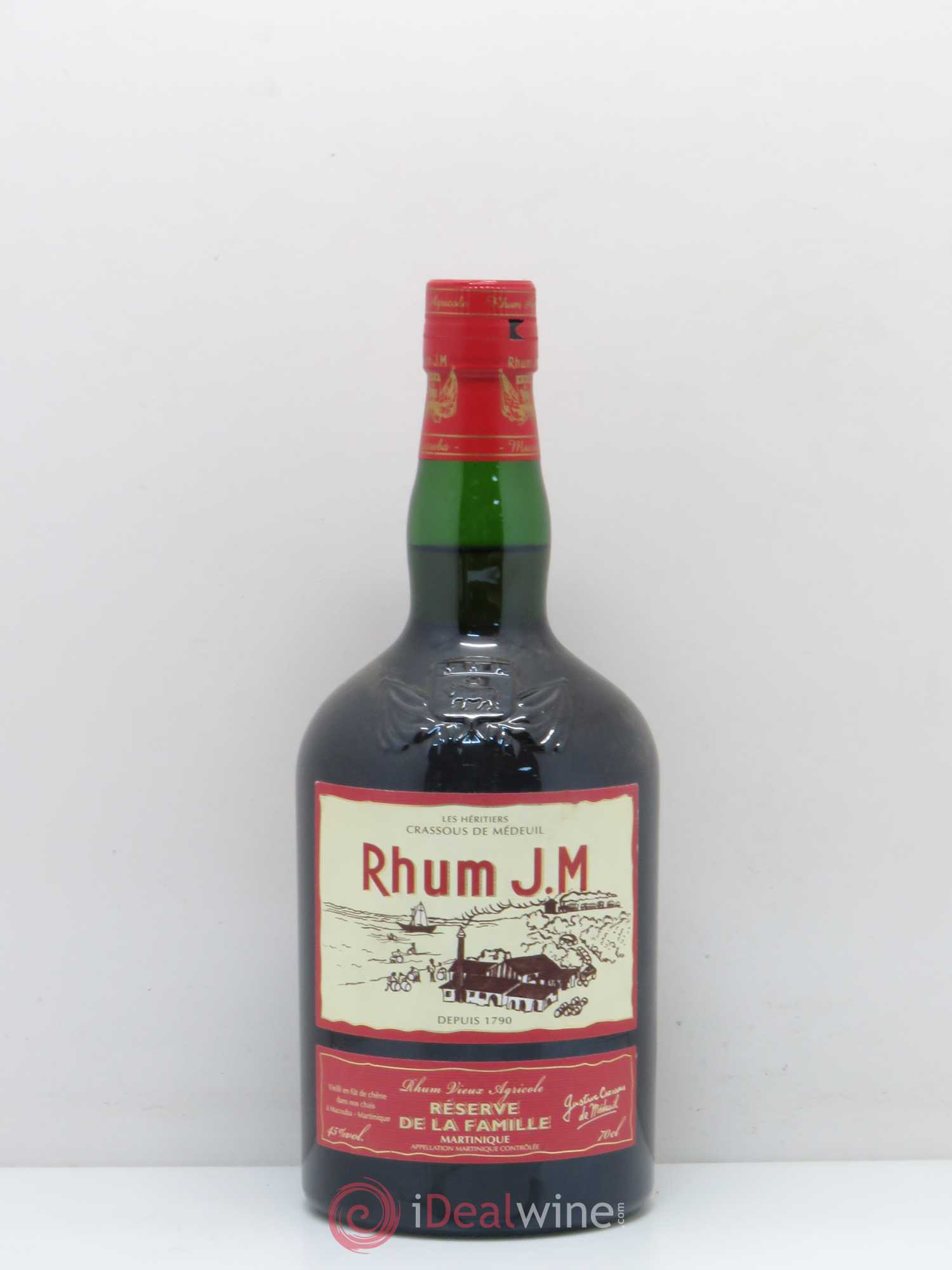 Acheter Rum Martinique JM Très vieux Rhum agricole réserve de la