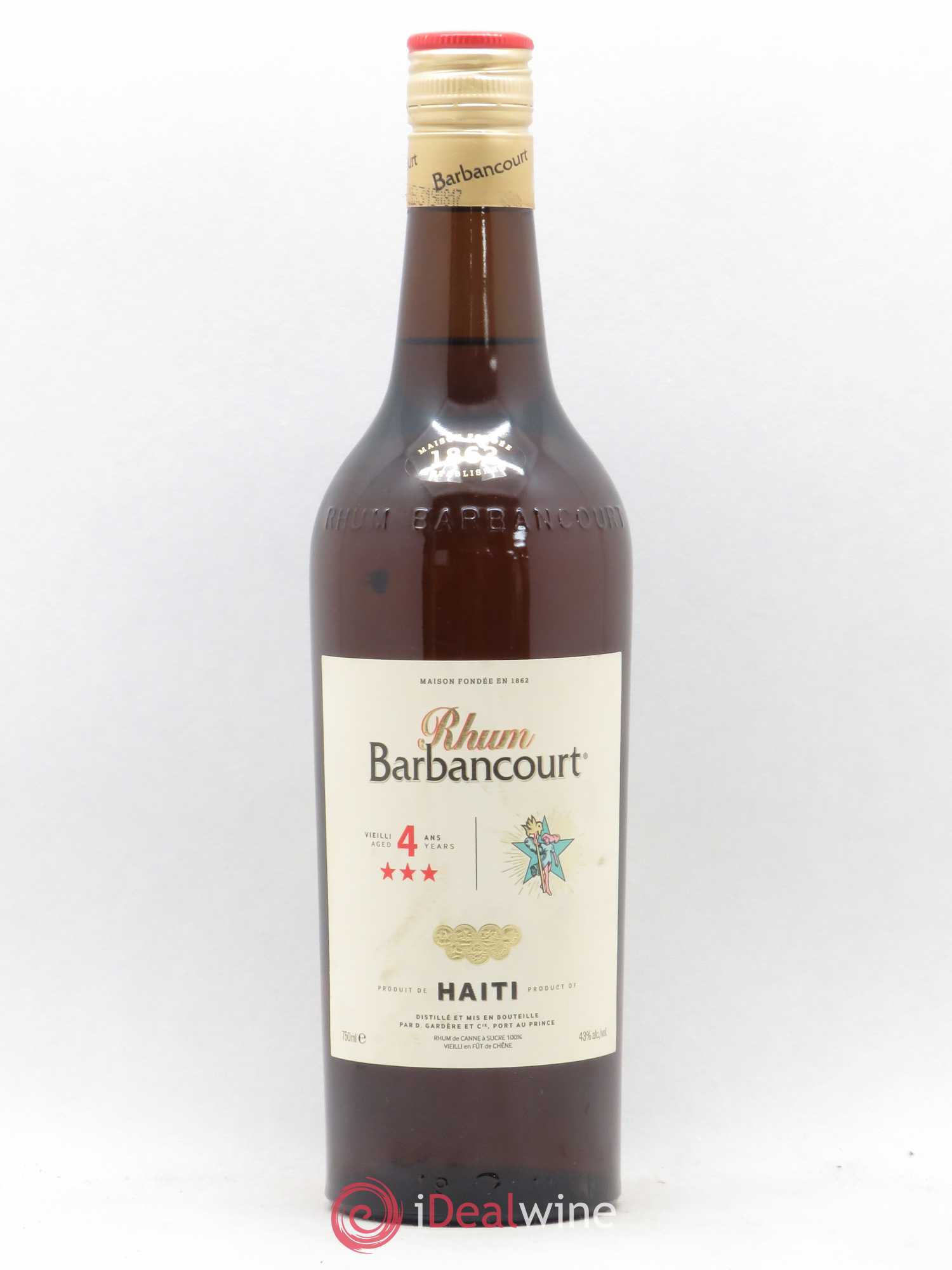 Acheter Rum Haiti Distillerie Barbancourt 4 ans (lot 5071)