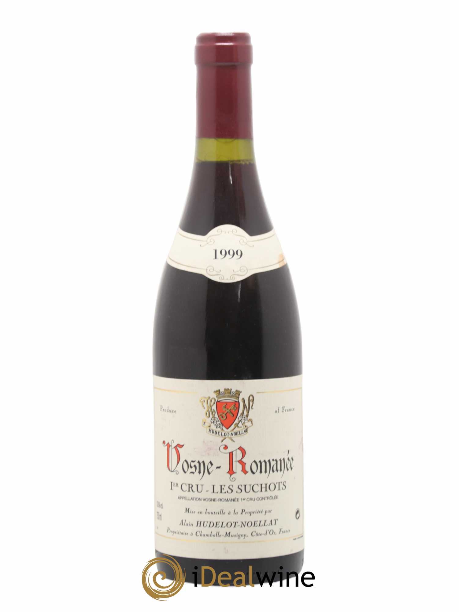 Buy VosneRomanée 1er Cru Les Suchots HudelotNoëllat 1999 (lot 2893)