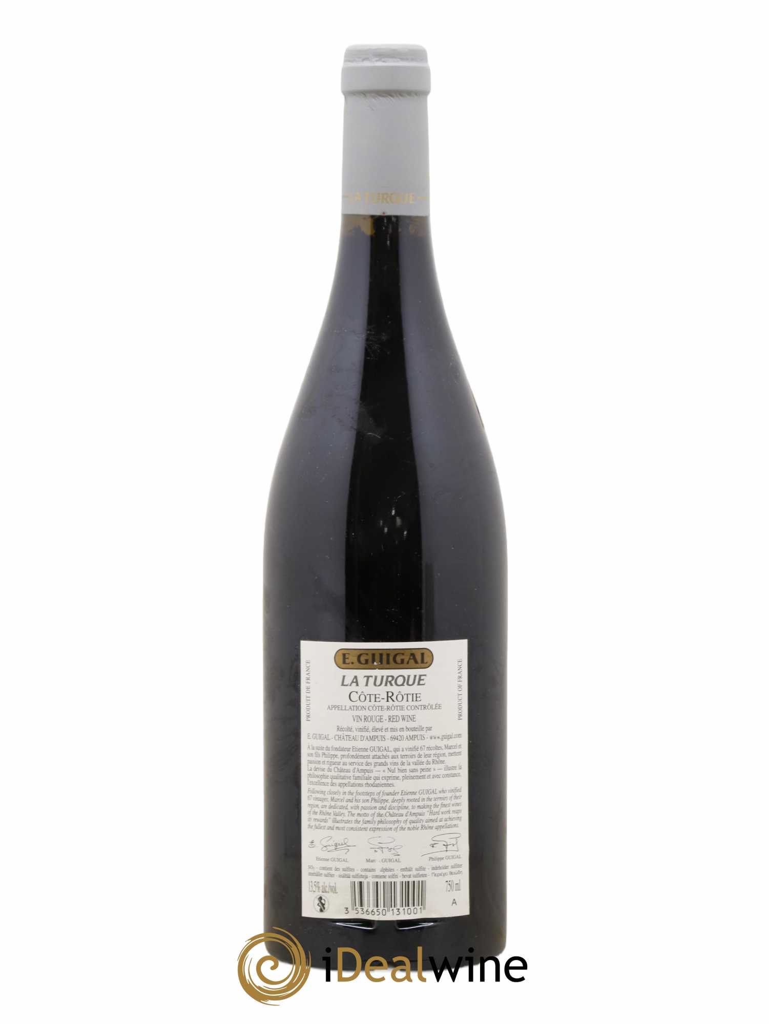 Acheter CôteRôtie La Turque Guigal 2006 (lot 5110)