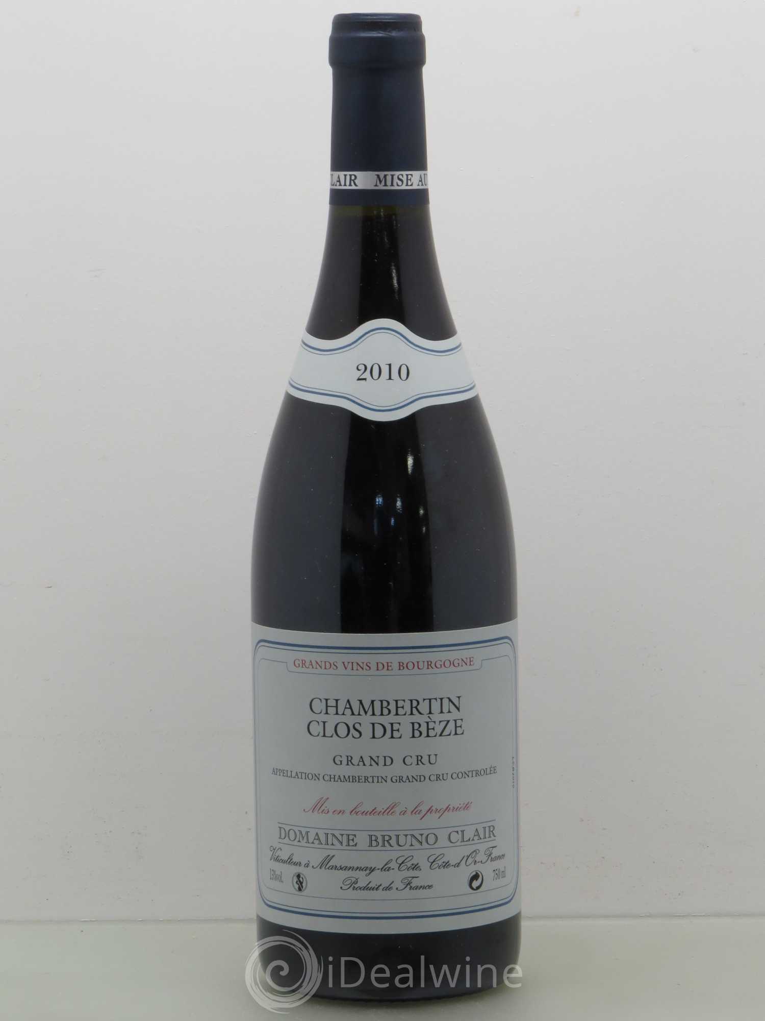 Buy Chambertin Clos de Bèze Grand Cru Clos de Bèze Bruno Clair (Domaine ...