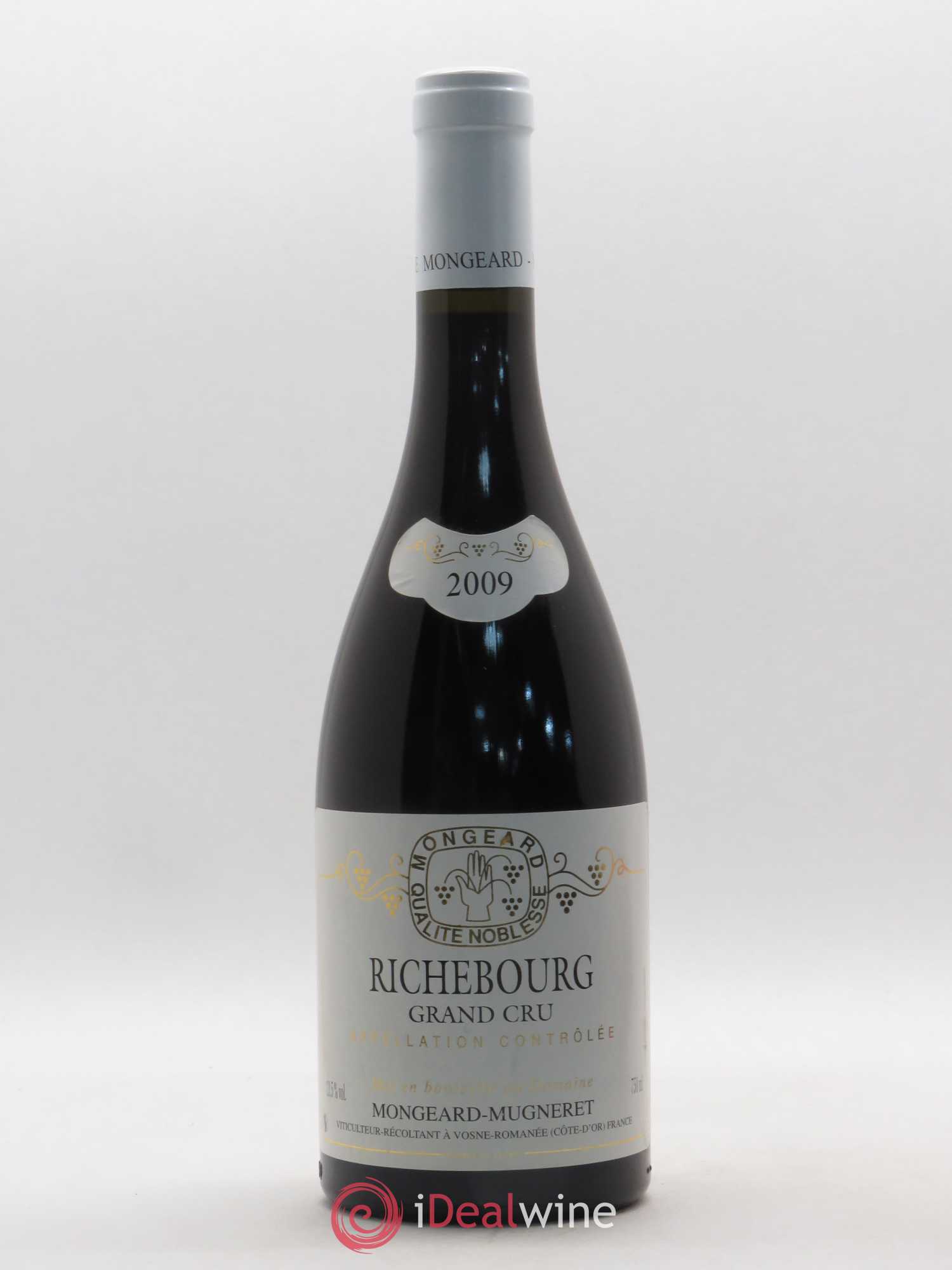 Acheter Richebourg Grand Cru MongeardMugneret (Domaine) 2009 (lot 5654)