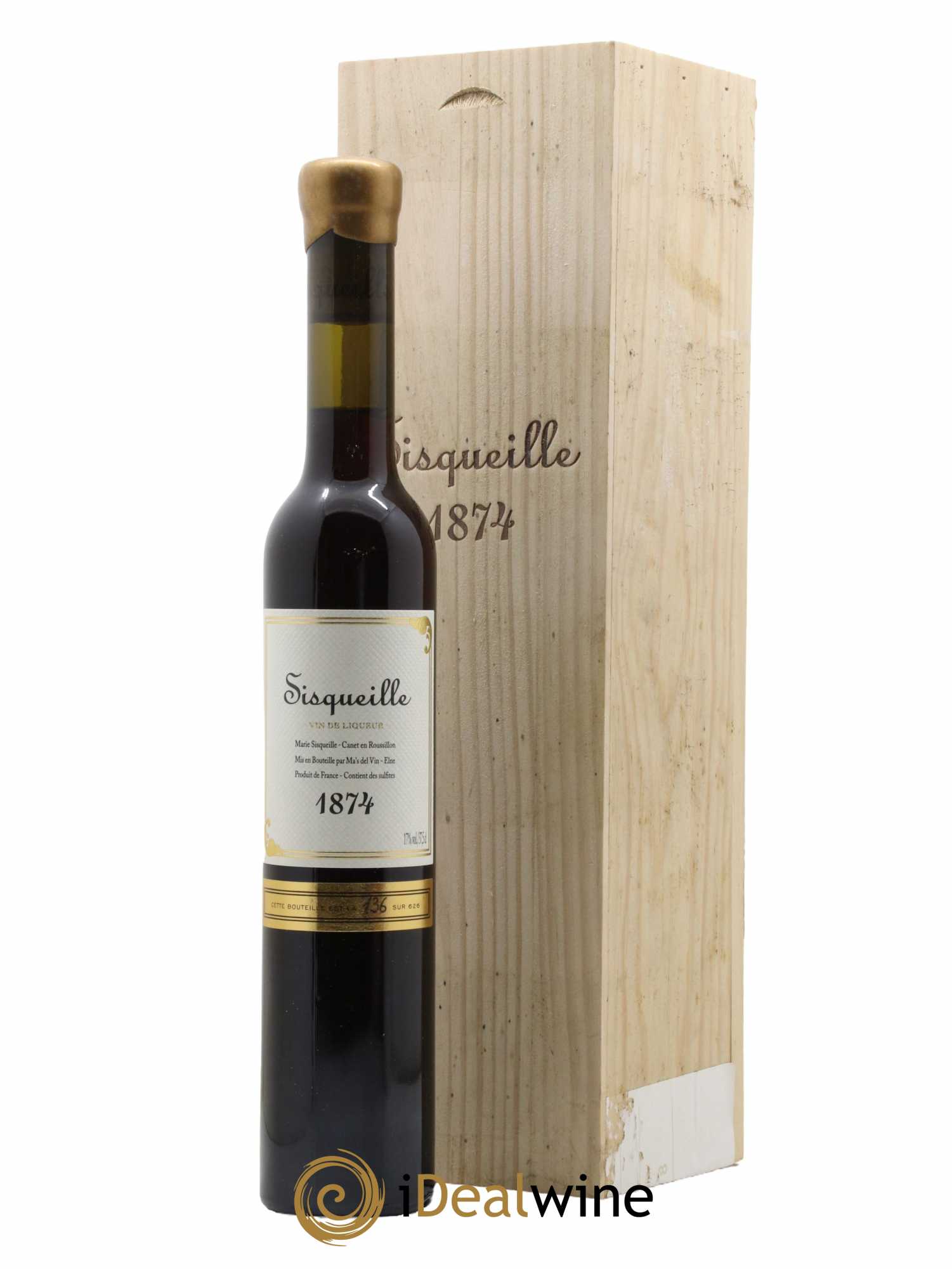 Acheter Vin de Liqueur Château Sisqueille 1874 (lot 4330)