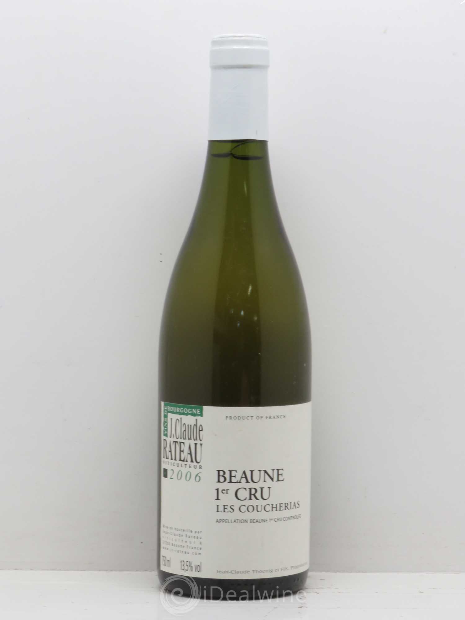 Acheter Beaune 1er Cru Coucherias Jean Claude Rateau 2006 (lot 3578)