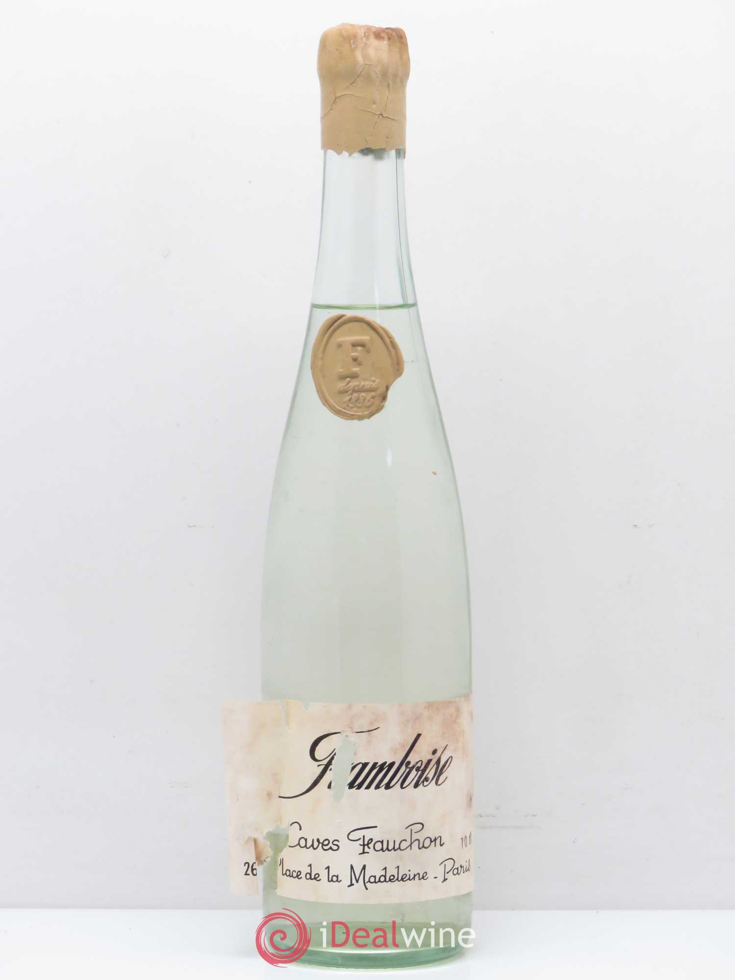 Acheter Alcools Divers Eau De Vie De Framboise Caves Fauchon Lot 748