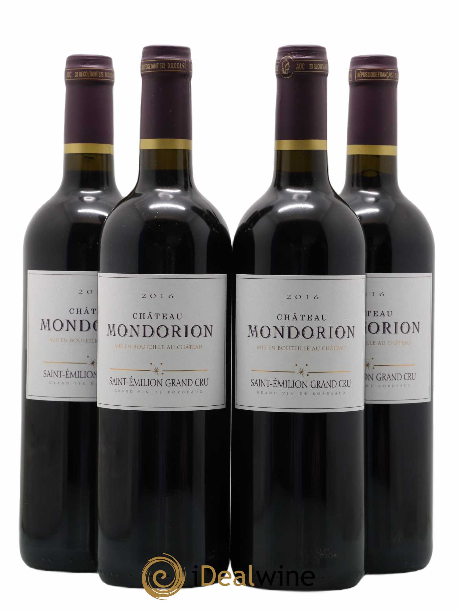 Acheter SaintÉmilion Grand Cru Château Mondorion 2016 (lot 8528)