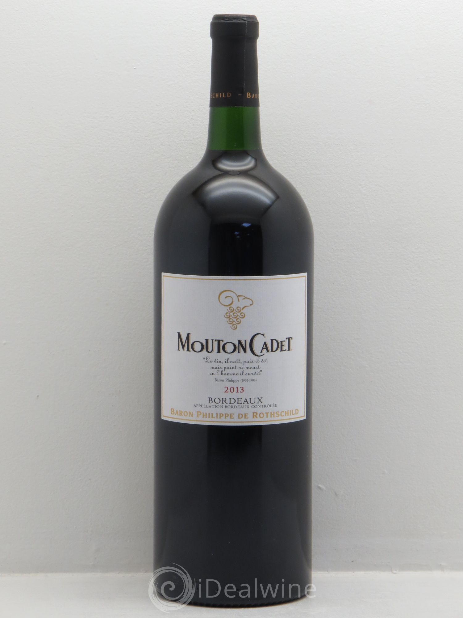Acheter Château Mouton Cadet (sans prix de réserve) 2013 (lot 7630)