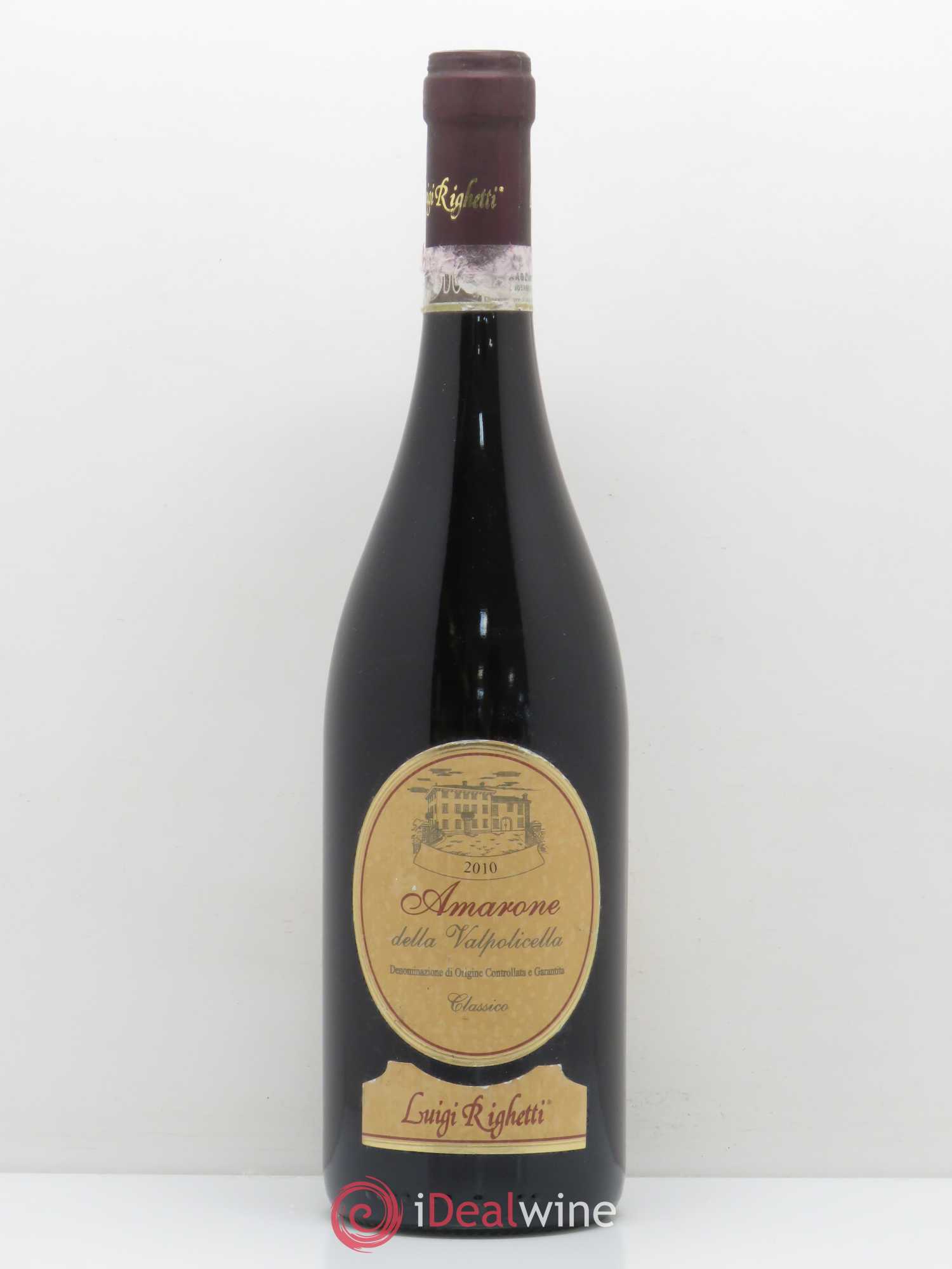 Buy Amarone della Valpolicella DOC Classico Luigi Righetti 2010 (lot: 171)
