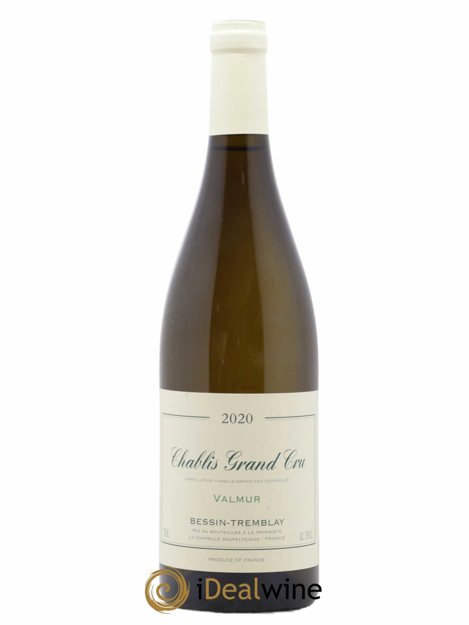 Acheter Chablis Grand Cru Valmur Bessin Tremblay 2020 (lot 3600)